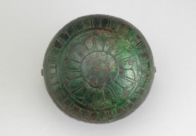 图片[3]-Jar with mythical creatures and lotus-petal motif, Northern Wei dynasty, c. mid-5th century-China Archive